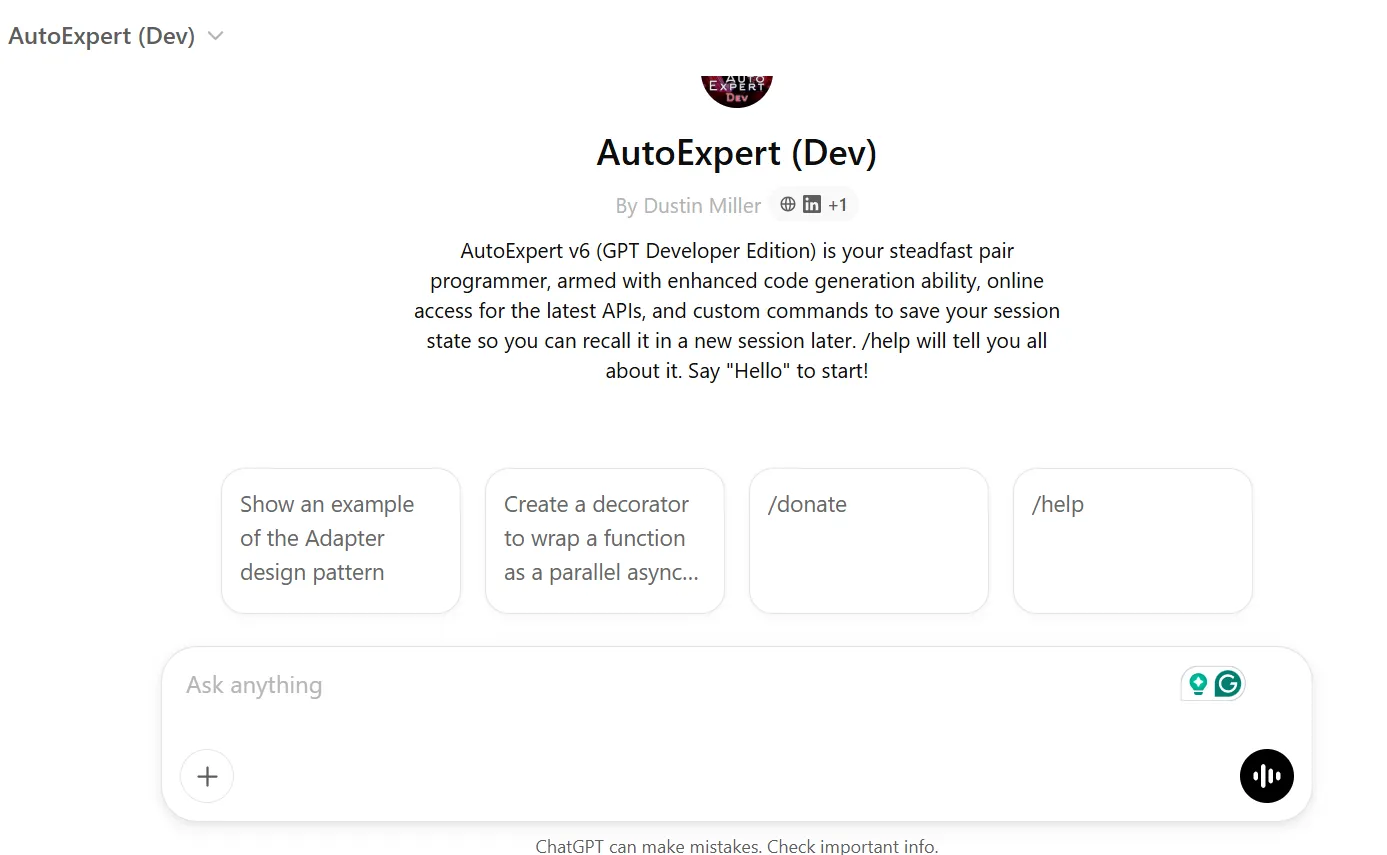 AutoExpert Dev
