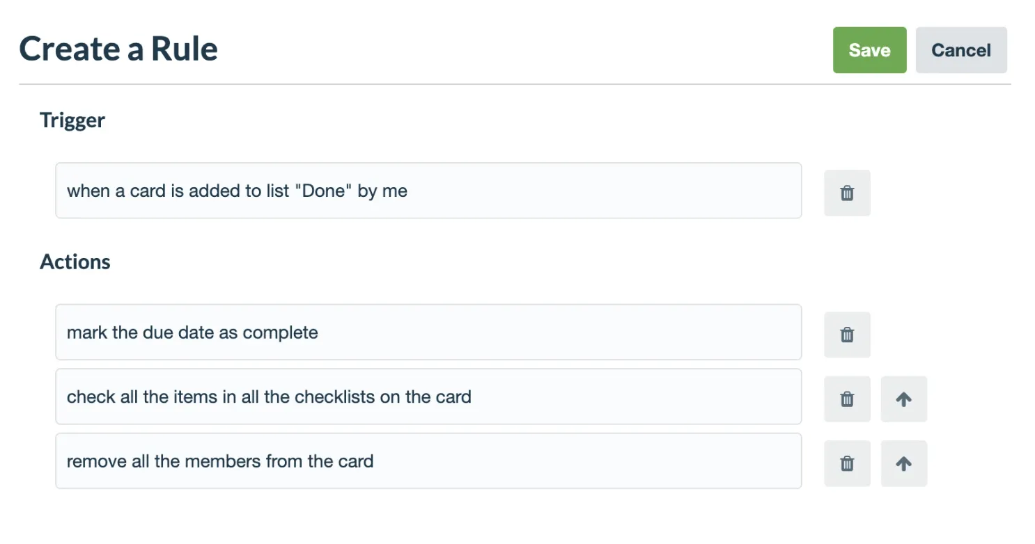automazione Trello