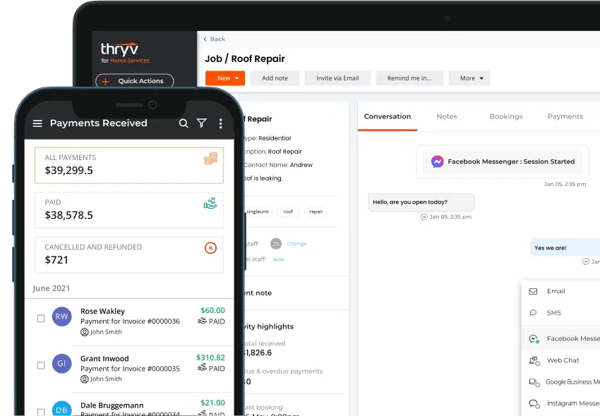 Uso de Thryv como herramienta CRM
