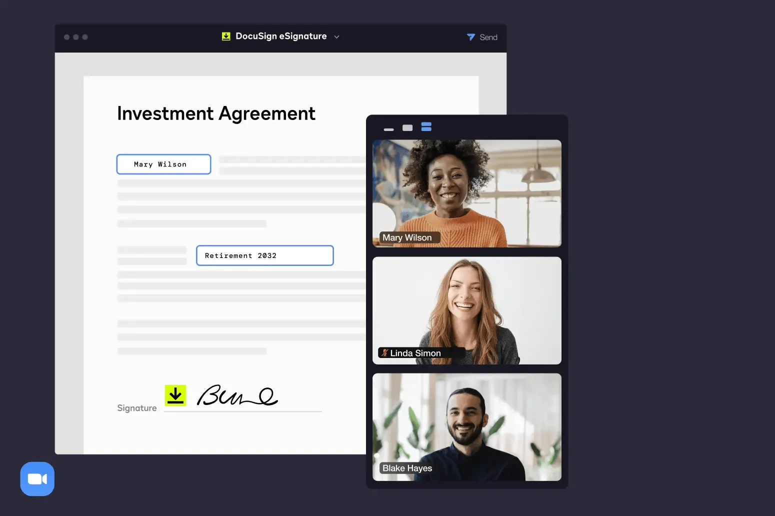ทางเลือกของ PandaDoc ได้แก่ เครื่องมืออย่าง Docusign