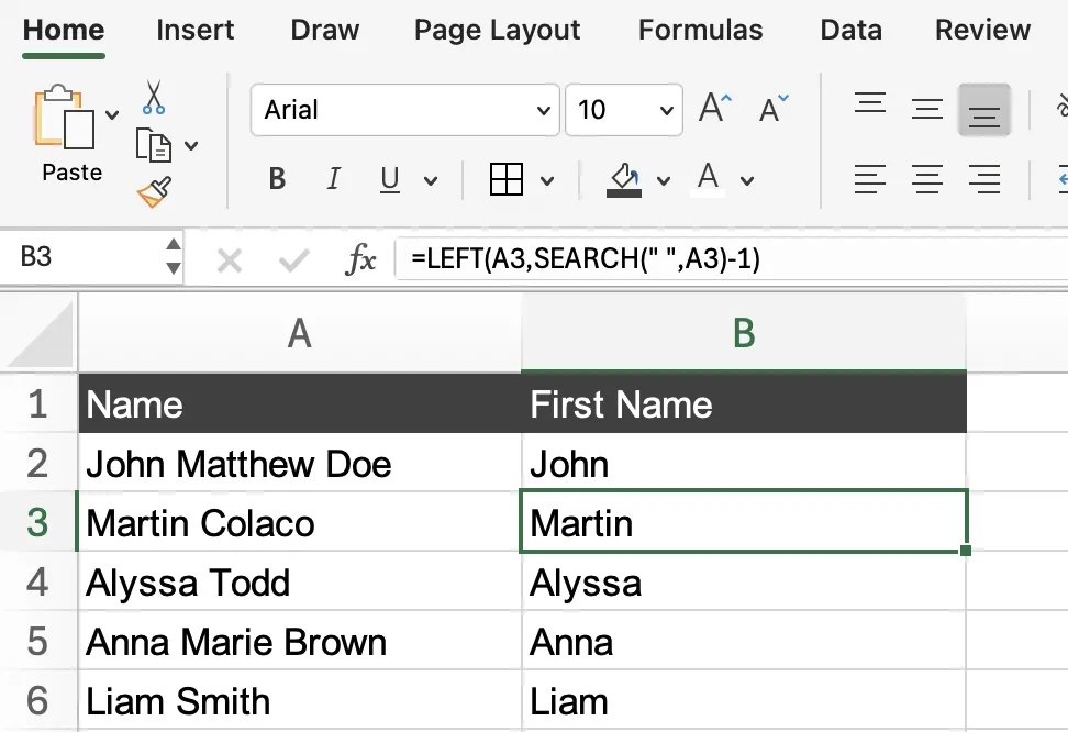 Excel-gegevens: ai excel formules