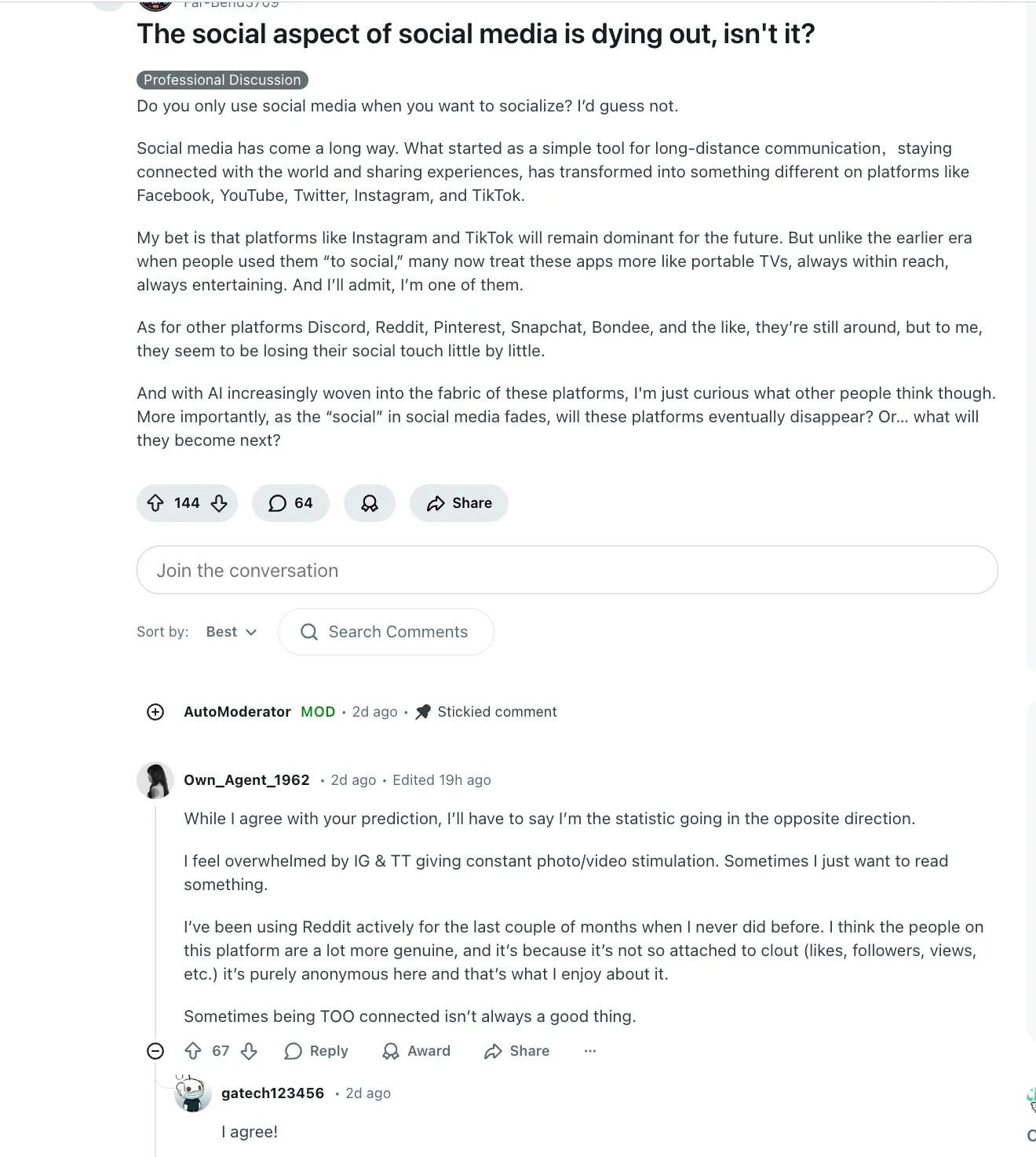 Reddit konu: Reddit'te Karma Nasıl Kazanılır?