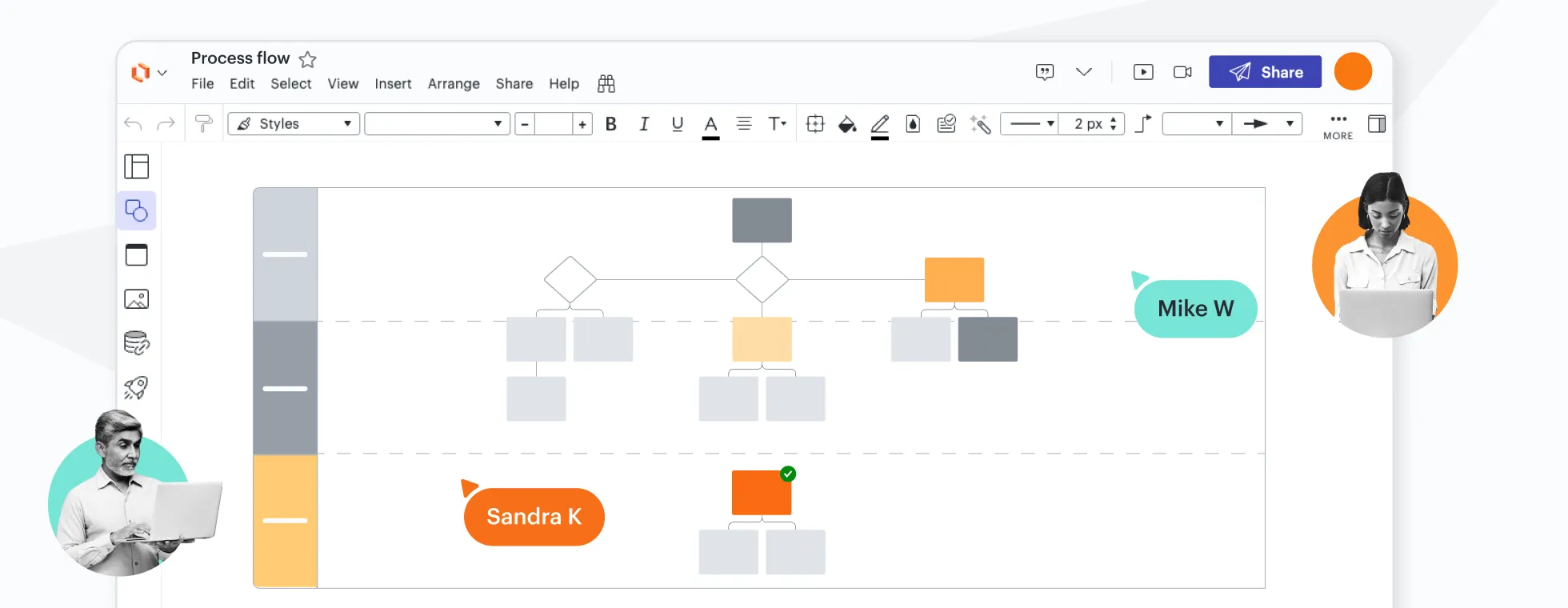 Creador de diagramas Lucidchart