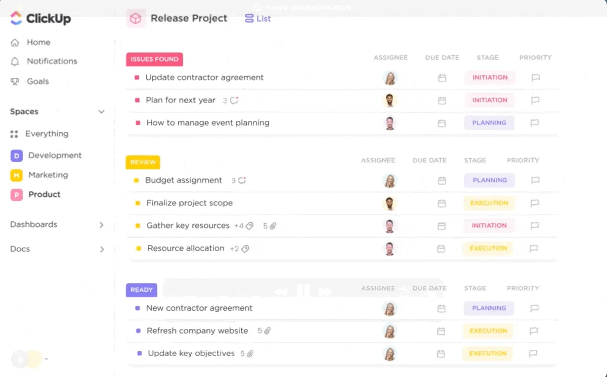 ClickUp Views : stratégies marketing pour les cabinets d'architecture