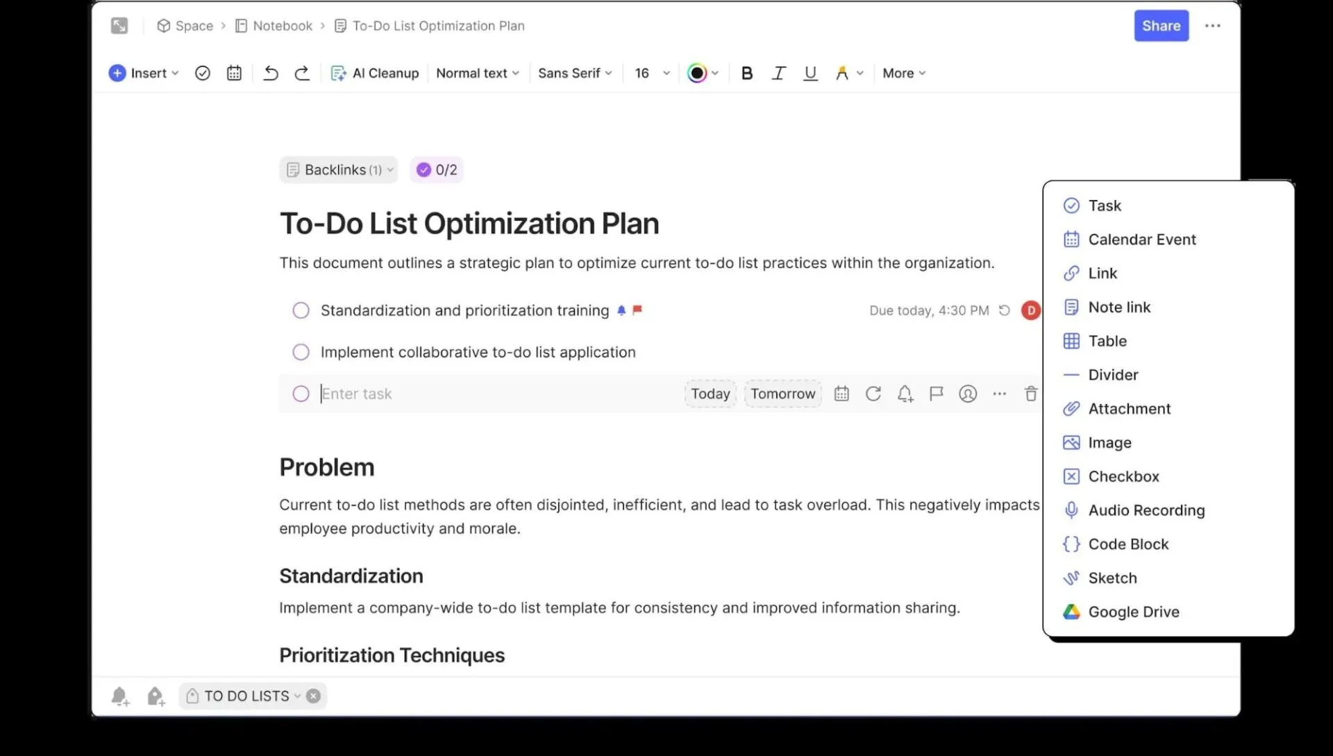 Alternative à OneNote : Evernote