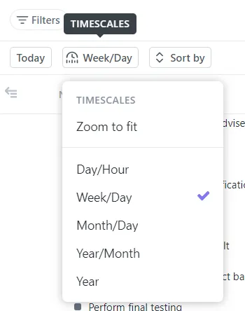 ClickUp-Gantt-Diagramm-Zeitspannen