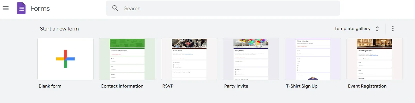Auf Google Forms zugreifen