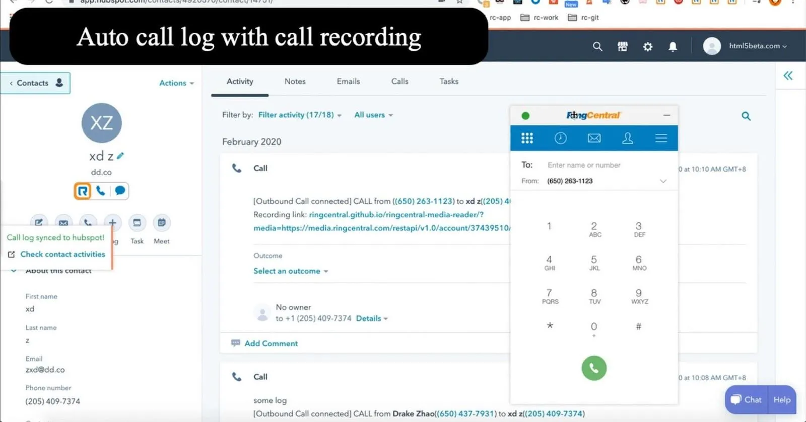 RingCentral (meilleur système téléphonique pour les communications de l'entreprise)