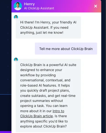 Die KI-Chatbot_ai-Kurse von ClickUp für Marketing