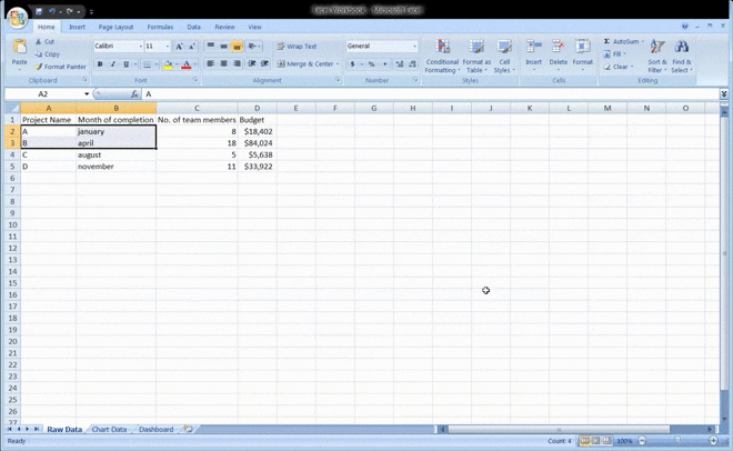 copiar columnas en Excel