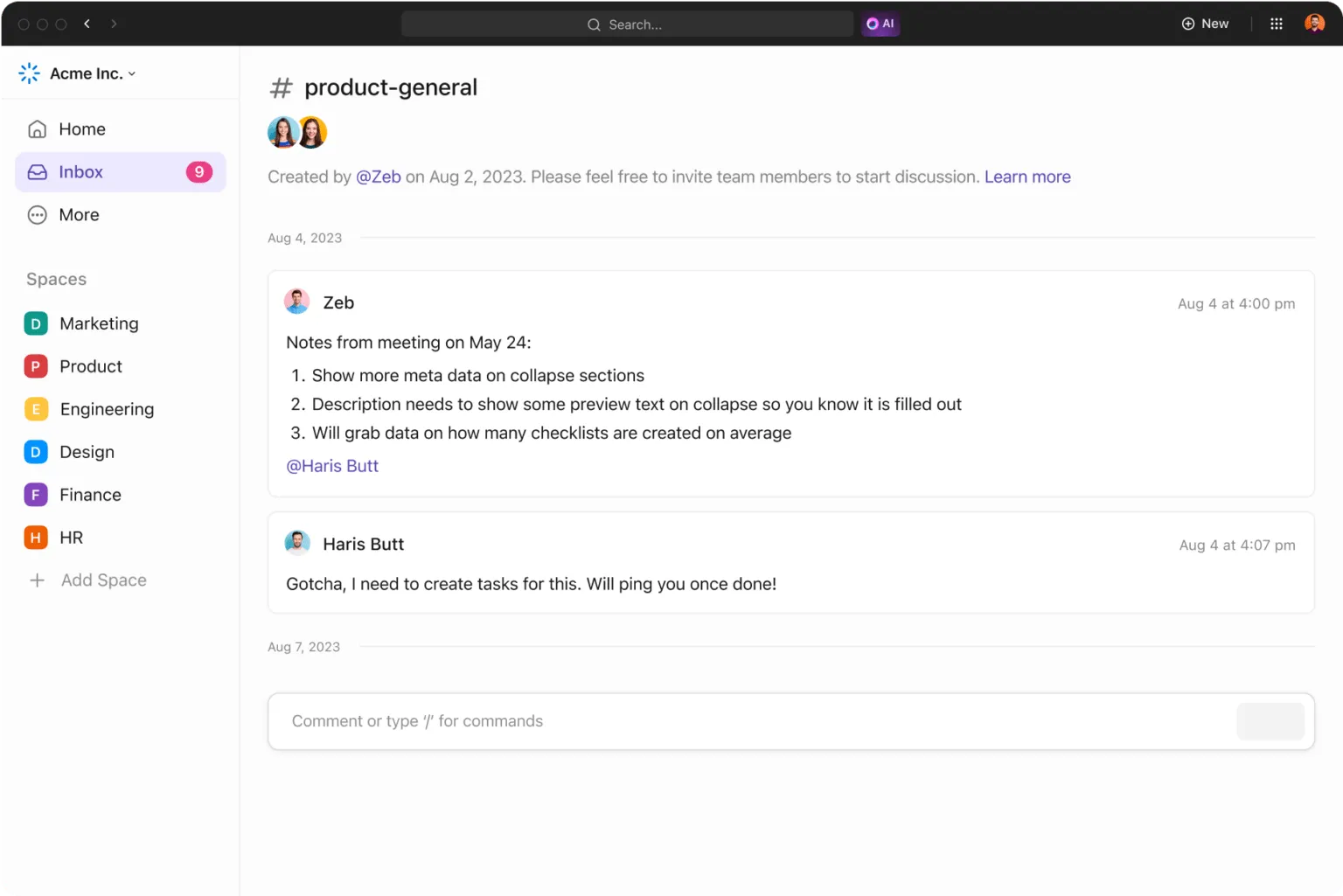 So erstellen Sie einen Slack-Bot: Verwenden Sie ClickUp in der Synchronisierung mit Slack