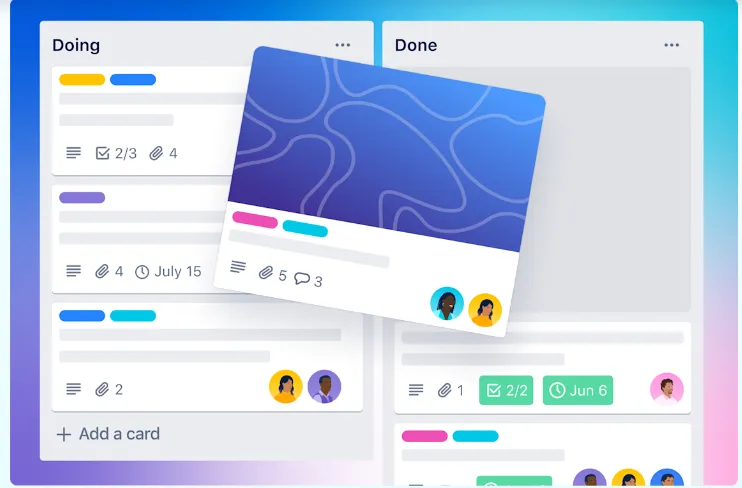 Integrace a mobilita Trello