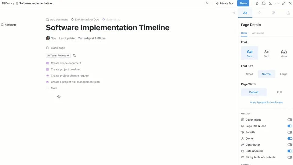 Phần mềm quản lý dự án ClickUp