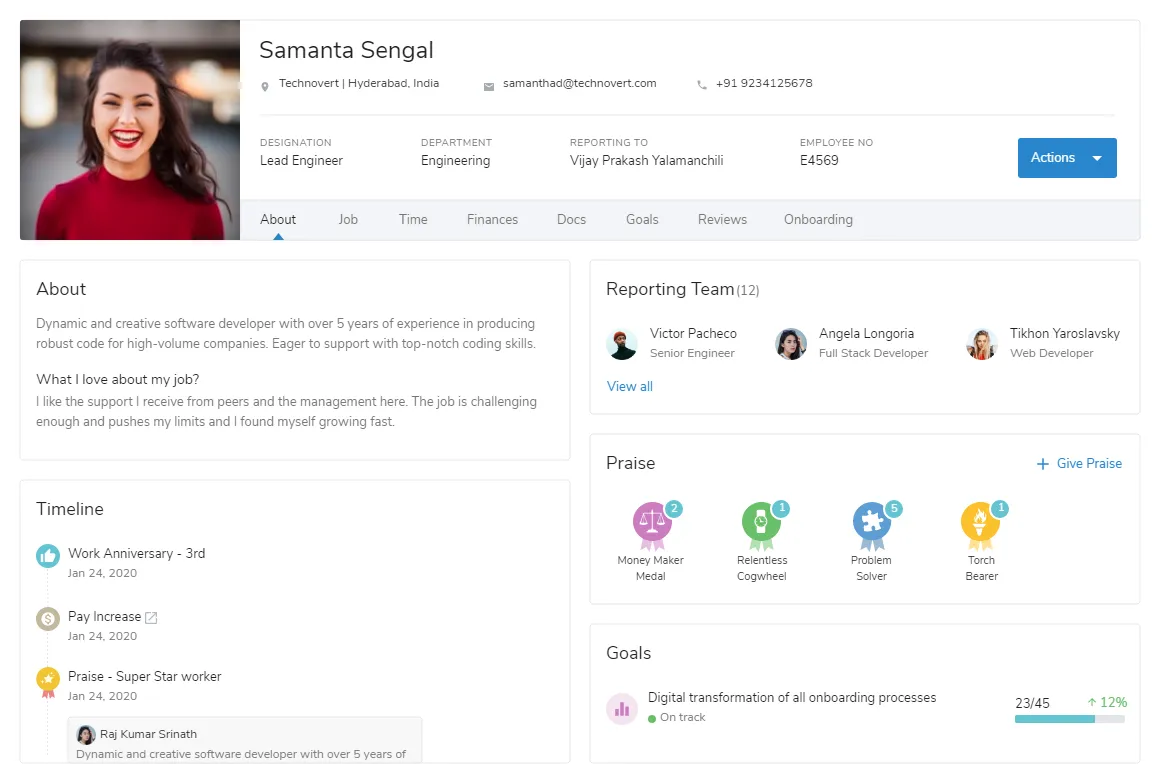 Keka HR: Software de Gerenciamento de Ausências
