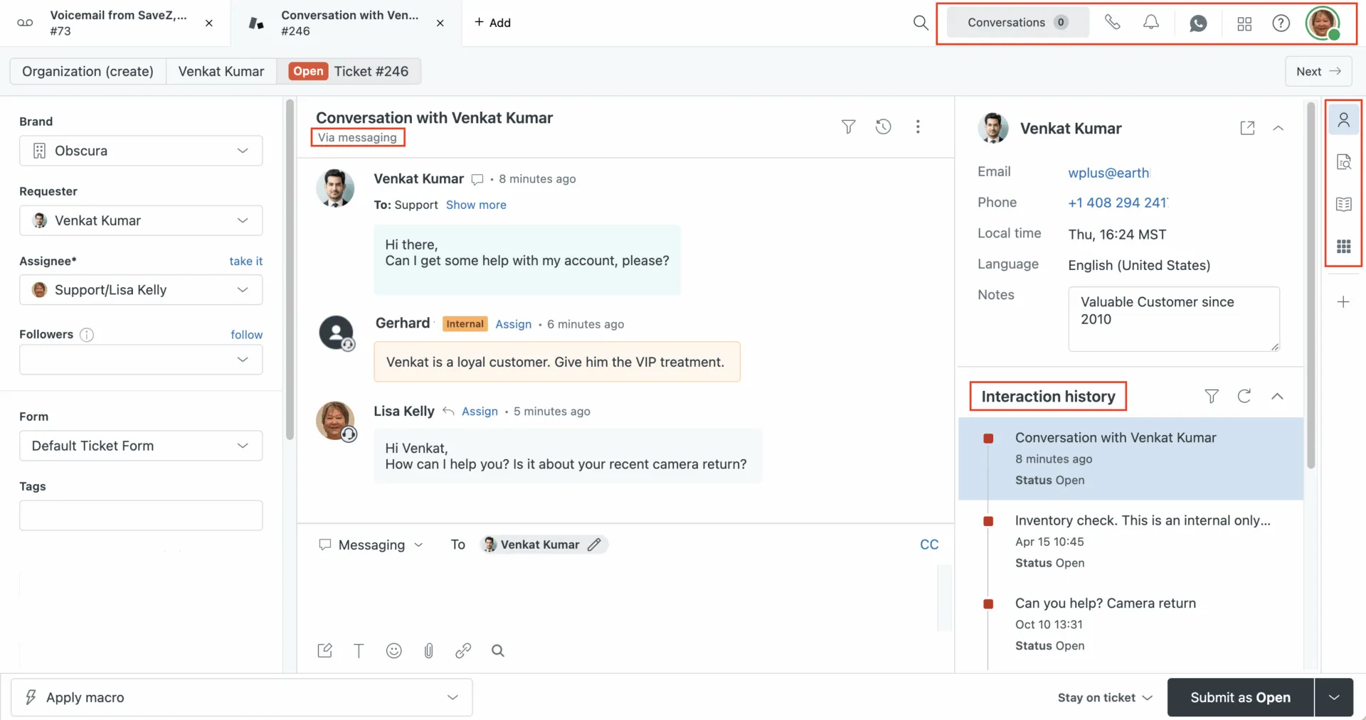 Zendesk: Kundenservice für Clients