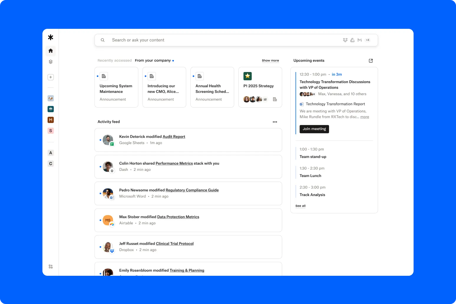 Dropbox: strumenti organizzativi con condivisione dei file