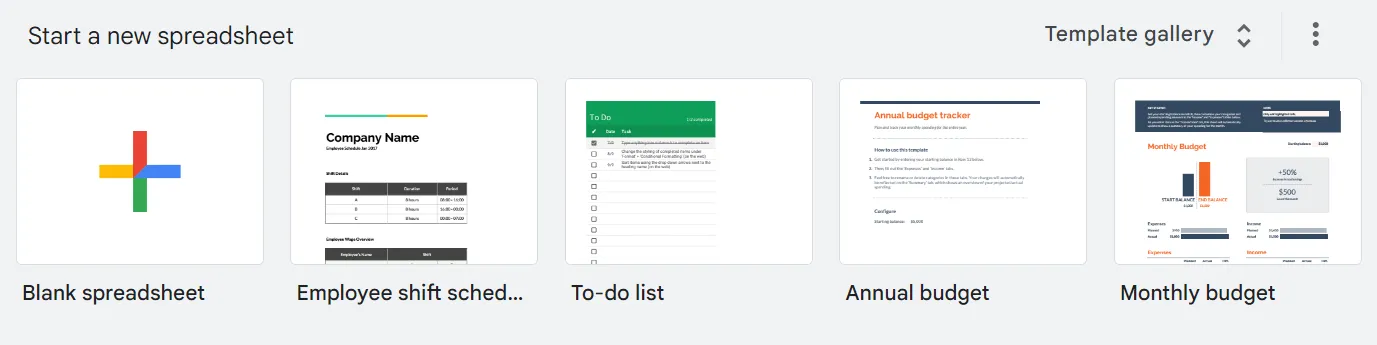 วิธีแทรกปฏิทินใน Google Sheets: สร้างสเปรดชีตใหม่ใน Google Sheets