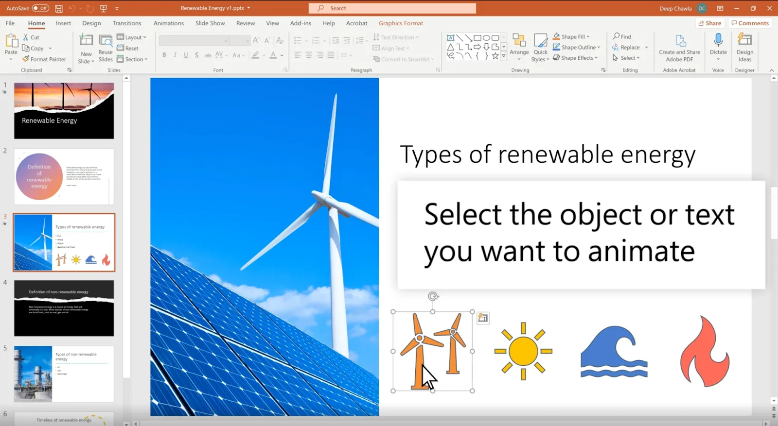 Animaciones de Microsoft PowerPoint