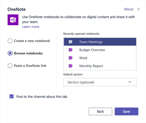 Verbinden Sie Microsoft OneNote mit anderen Apps