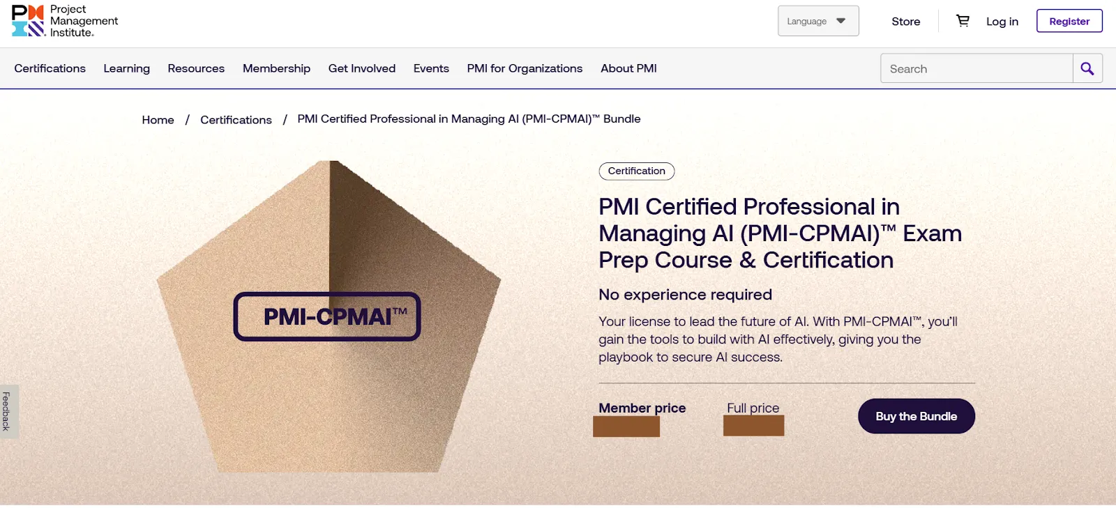 PMI - CPMAI - Certificazione in project management