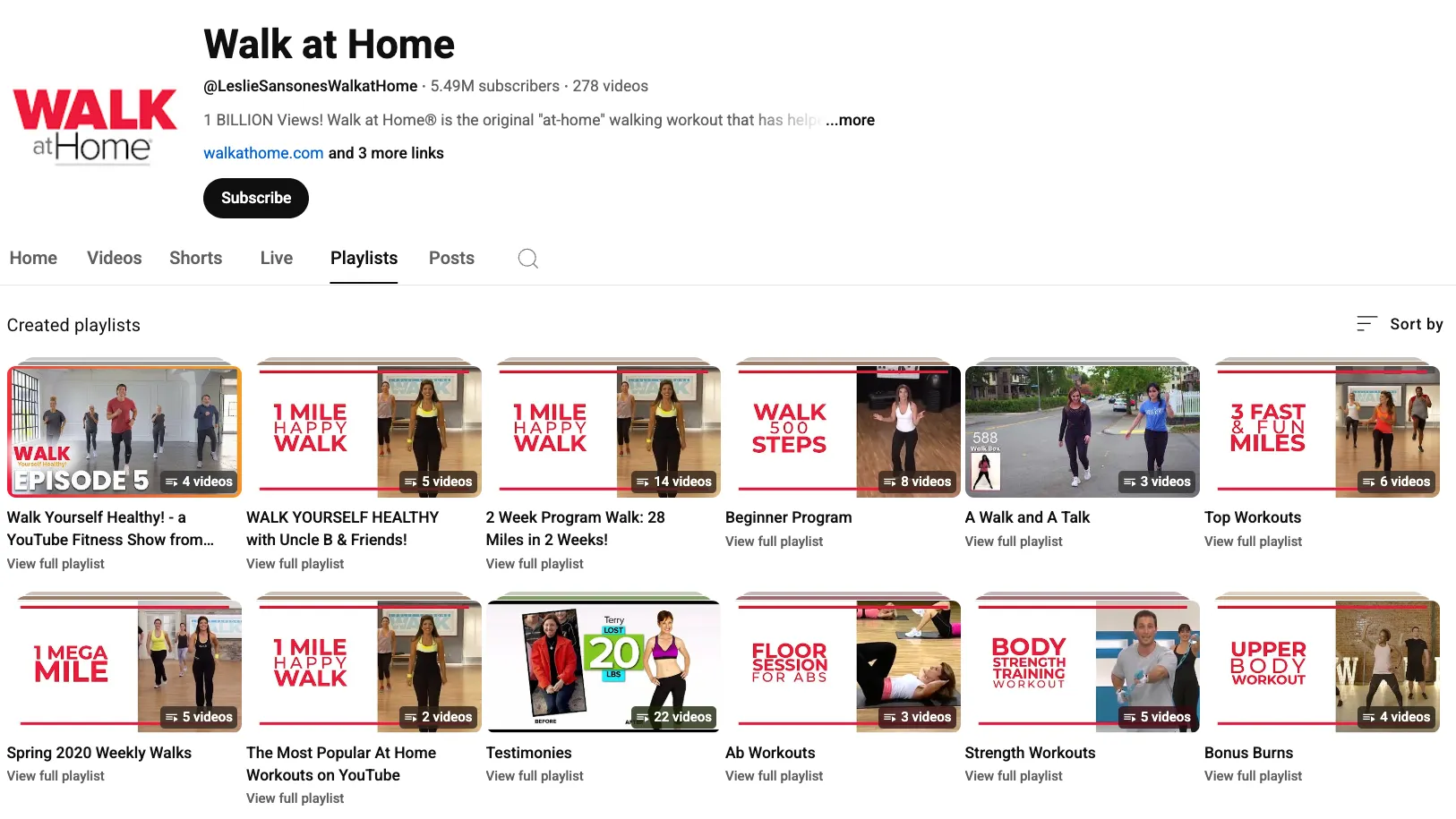vía Walk at Home YouTube