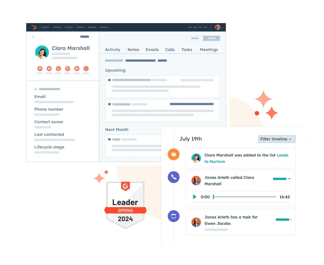 لوحة تحكم HubSpot: أدوات الذكاء الاصطناعي لوكالات التسويق
