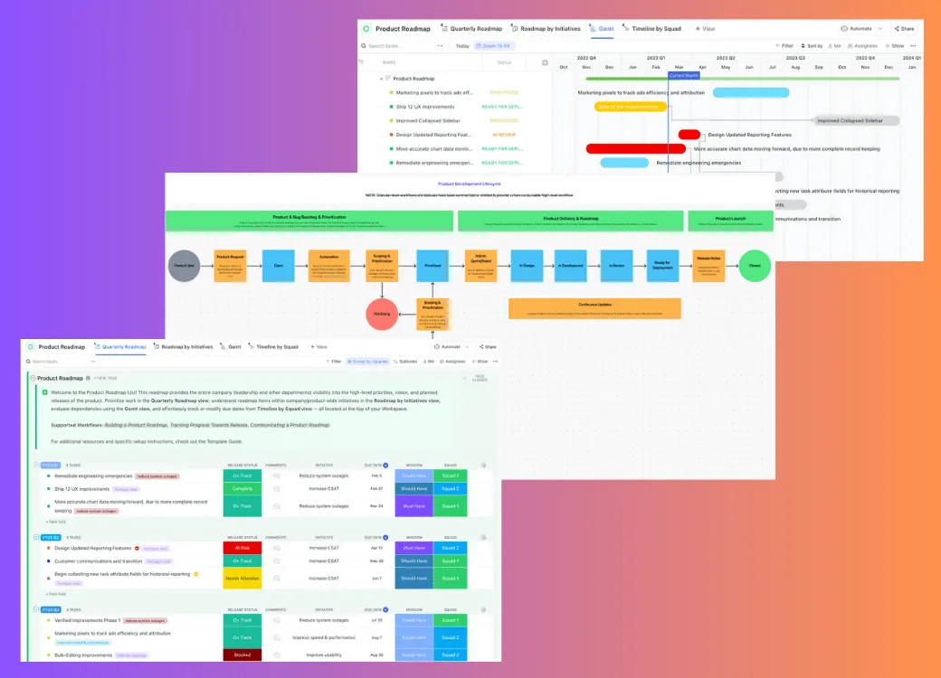 Software Agile Teams Vorlagen von ClickUp