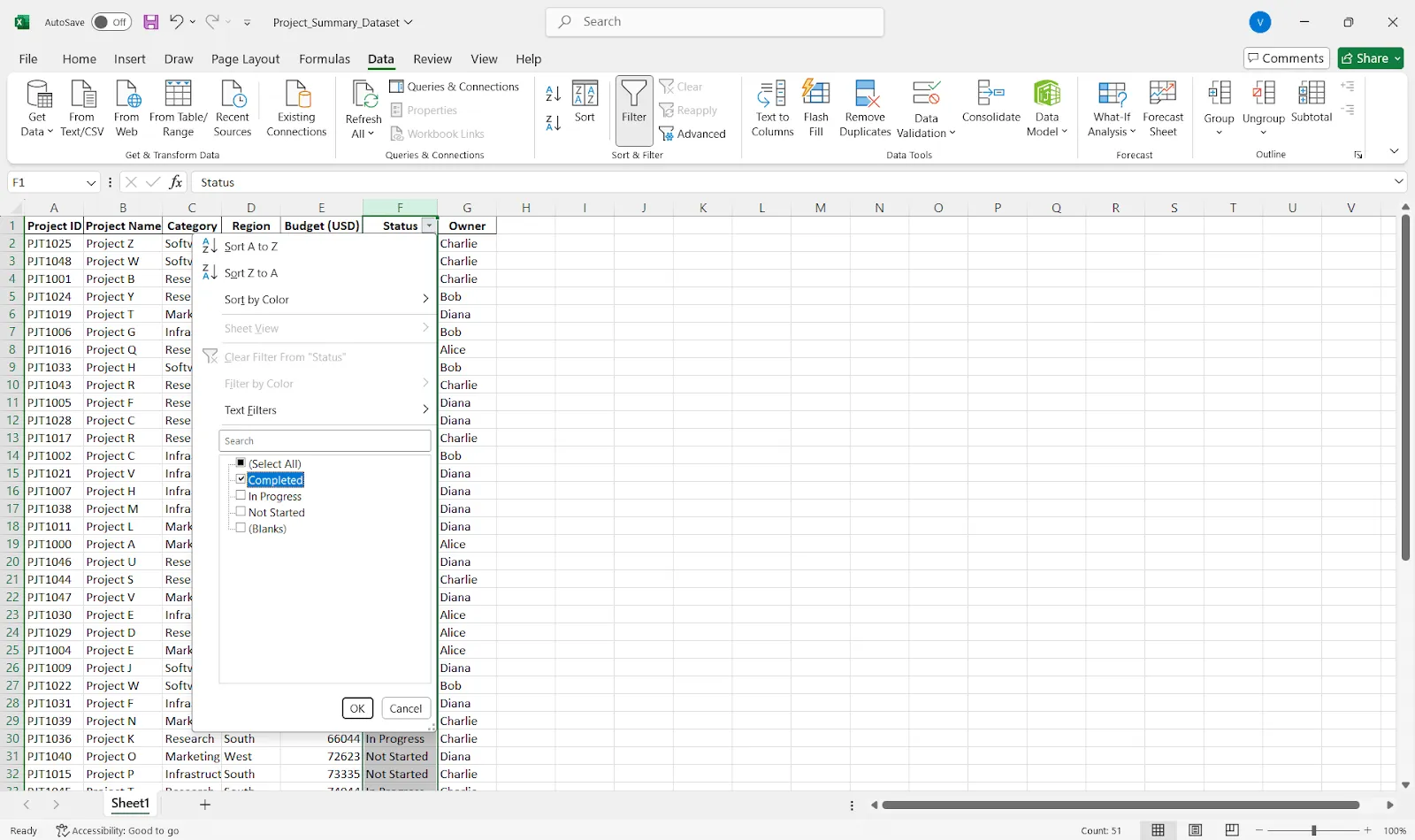 كيفية إنشاء تقرير موجز في Excel