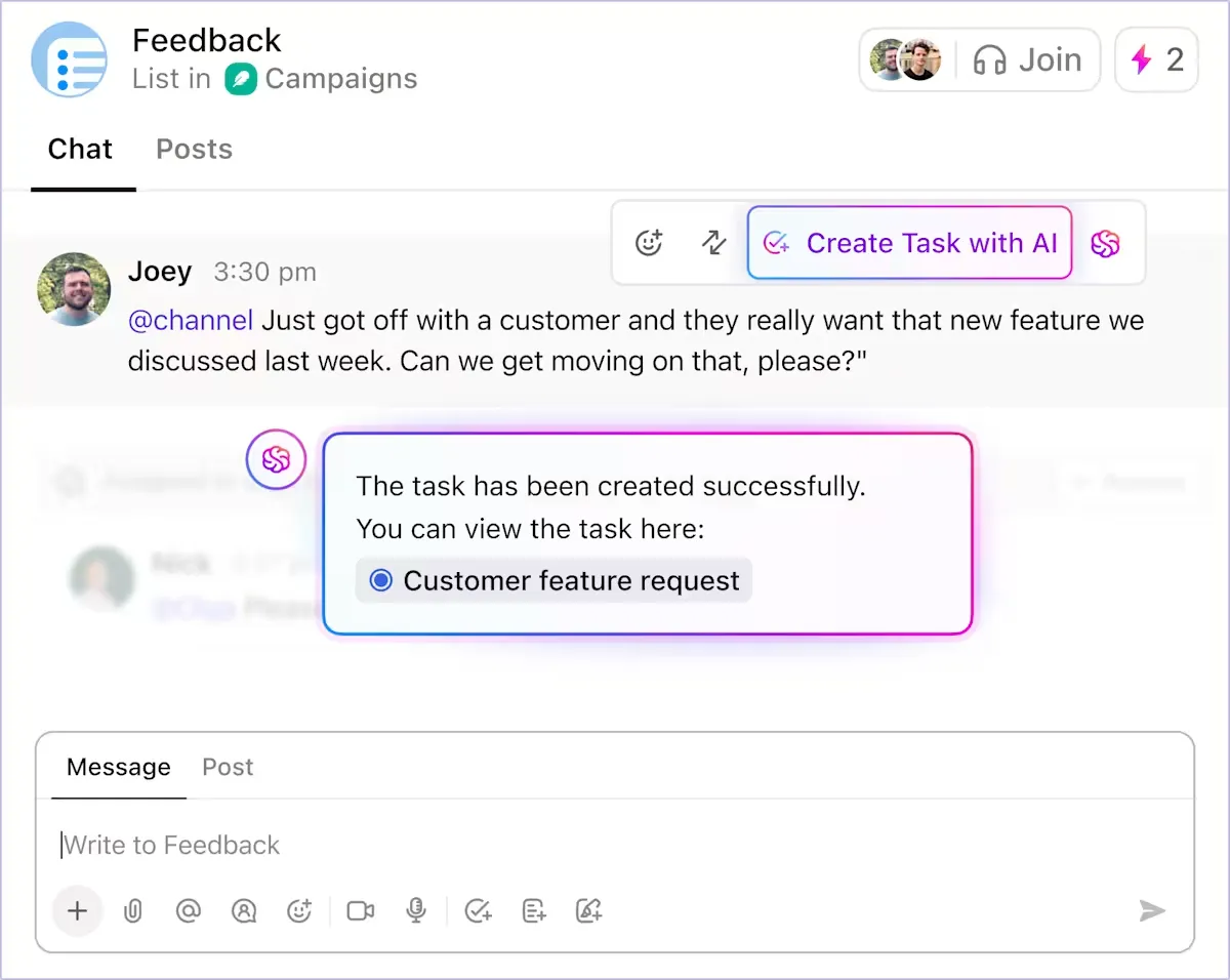 สร้างงานใน ClickUp ภายในไม่กี่วินาทีพร้อมข้อมูลสำคัญที่บันทึกไว้ในที่เดียว: สร้างกระบวนการทำงานแบบ DevOps โดยใช้ Amazon Q