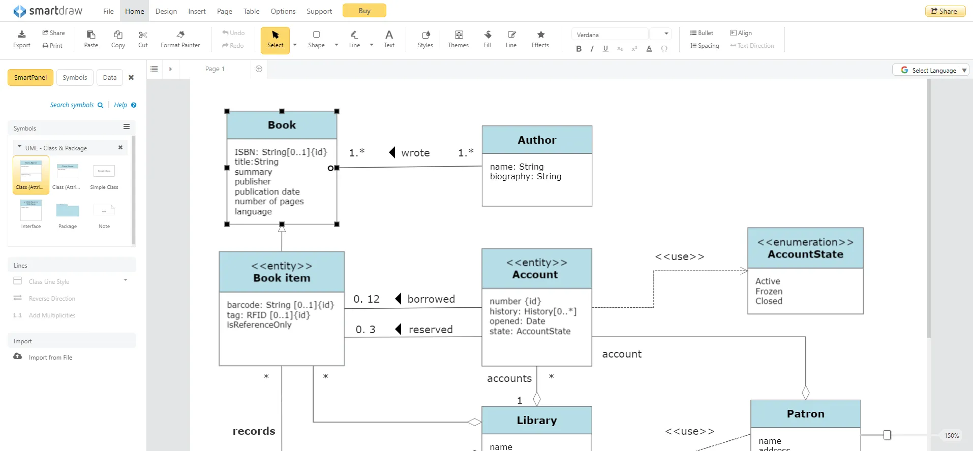 SmartDraw comme alternative à Whimsical