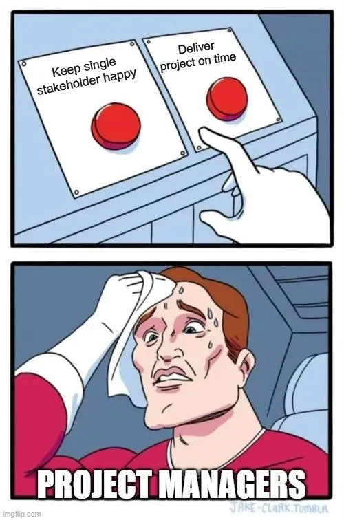 Projektkivitelezés mém