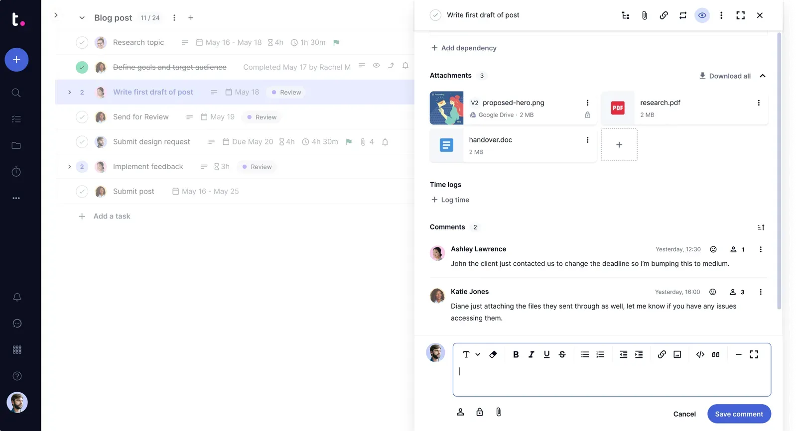 Teamarbeit für die Zusammenarbeit mit Clients