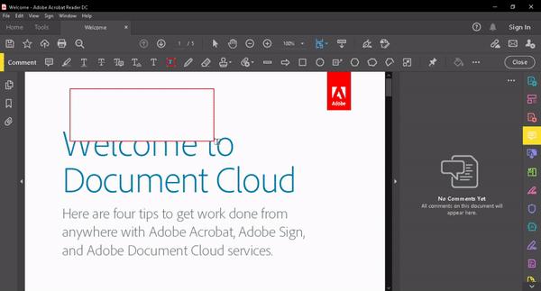 Ajouter un champ de texte dans Adobe Acrobat