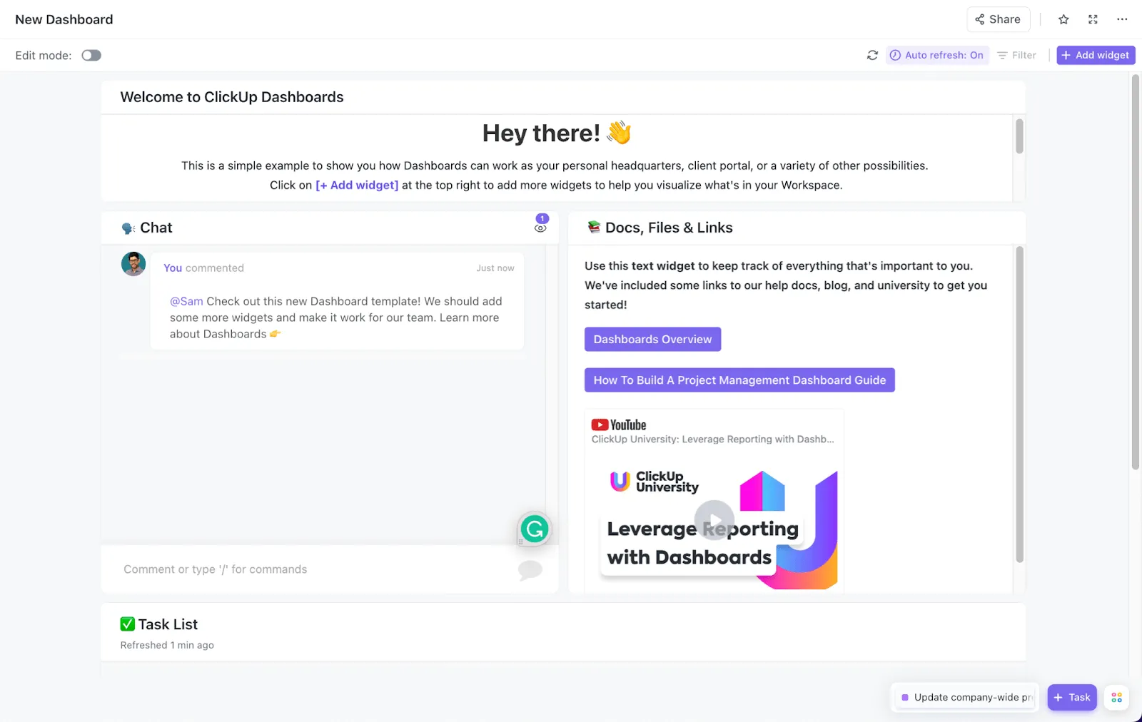 ClickUp-Dashboard