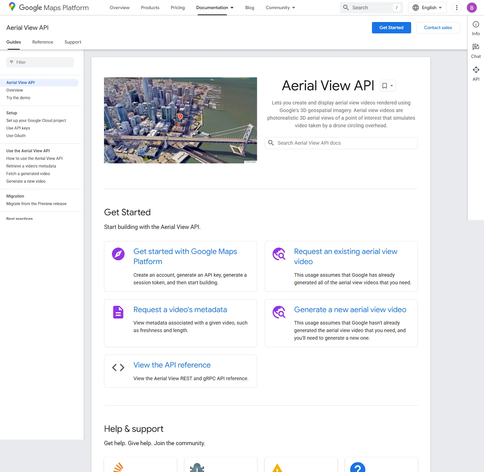 Google Maps API-Plattform