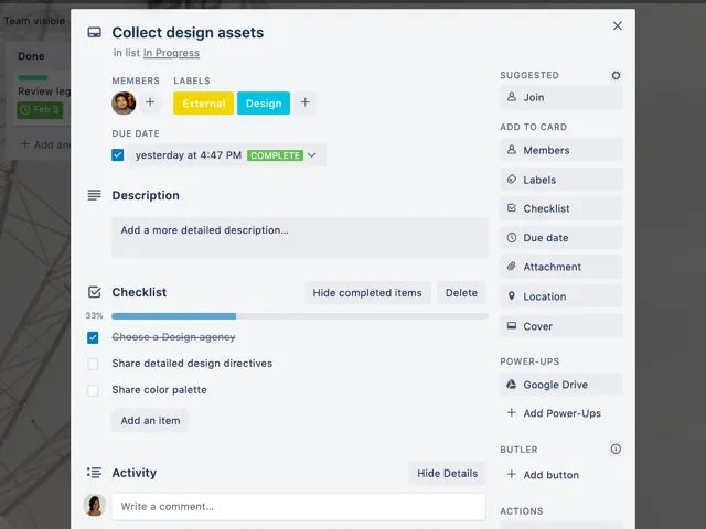 Cartes Trello