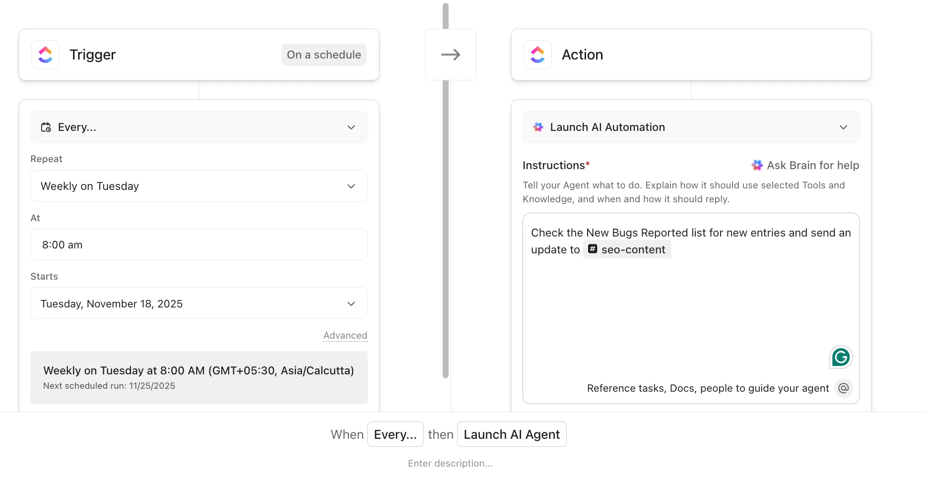 وكلاء ClickUp Autopilot: حافظ على مراجعات الكود ودورات العمل باستخدام الأتمتة