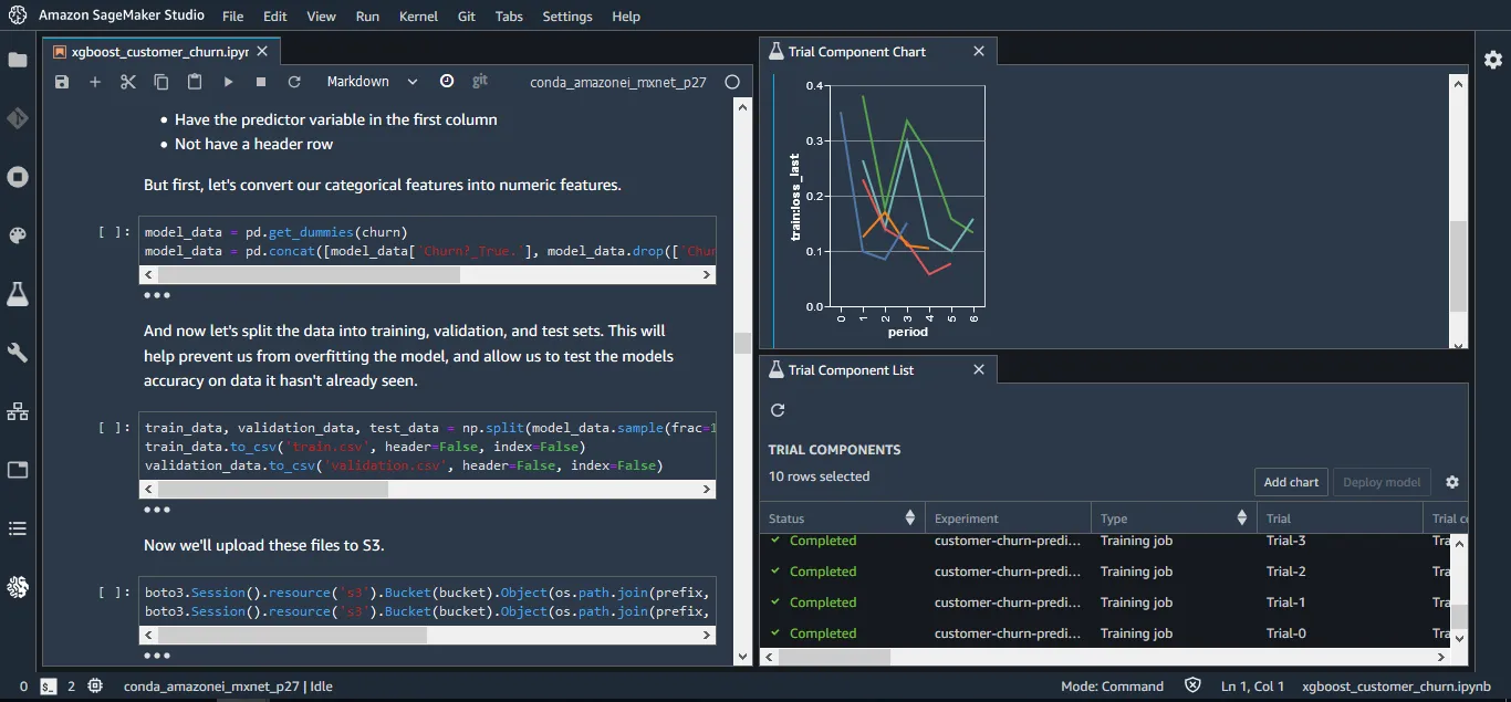 Amazon SageMaker: AI инструменти без кодиране