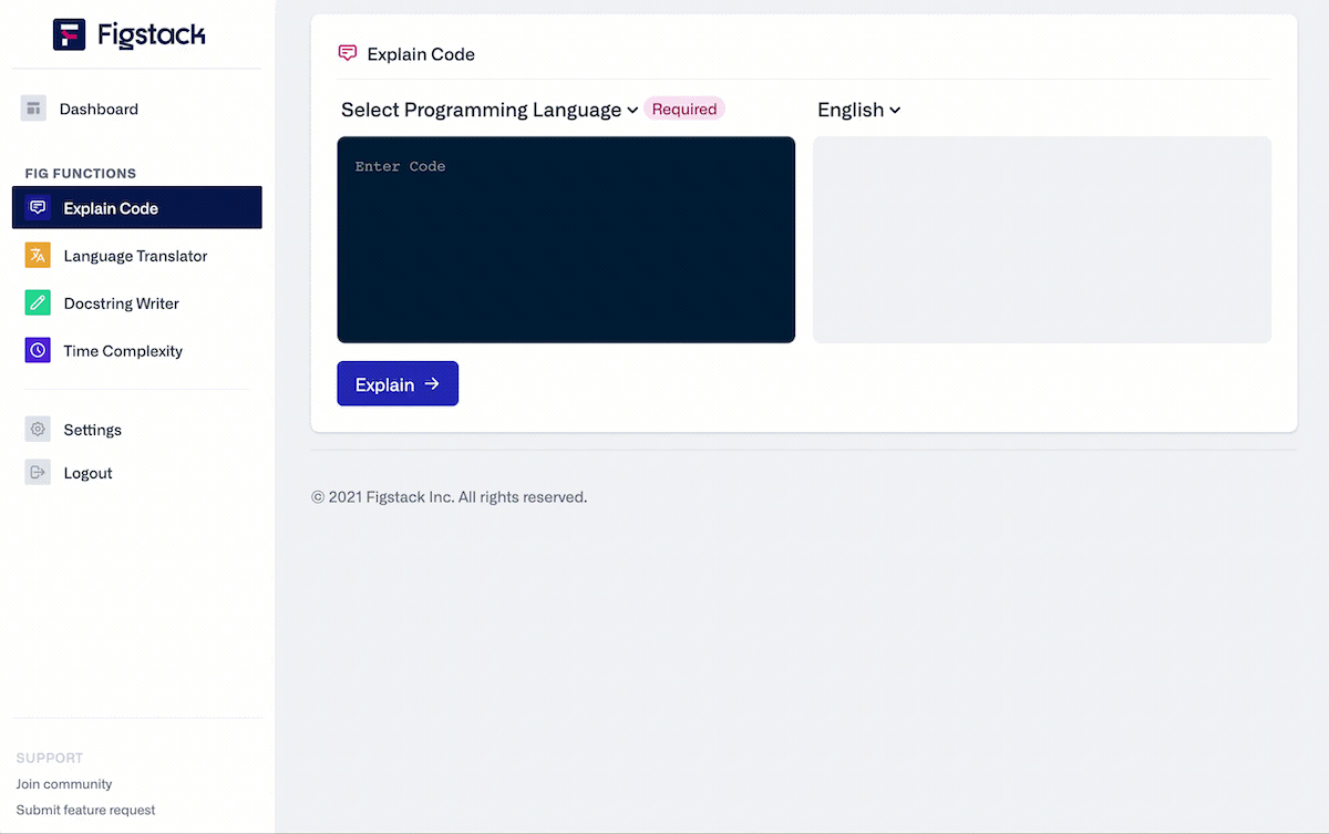 Công cụ mã Figstack