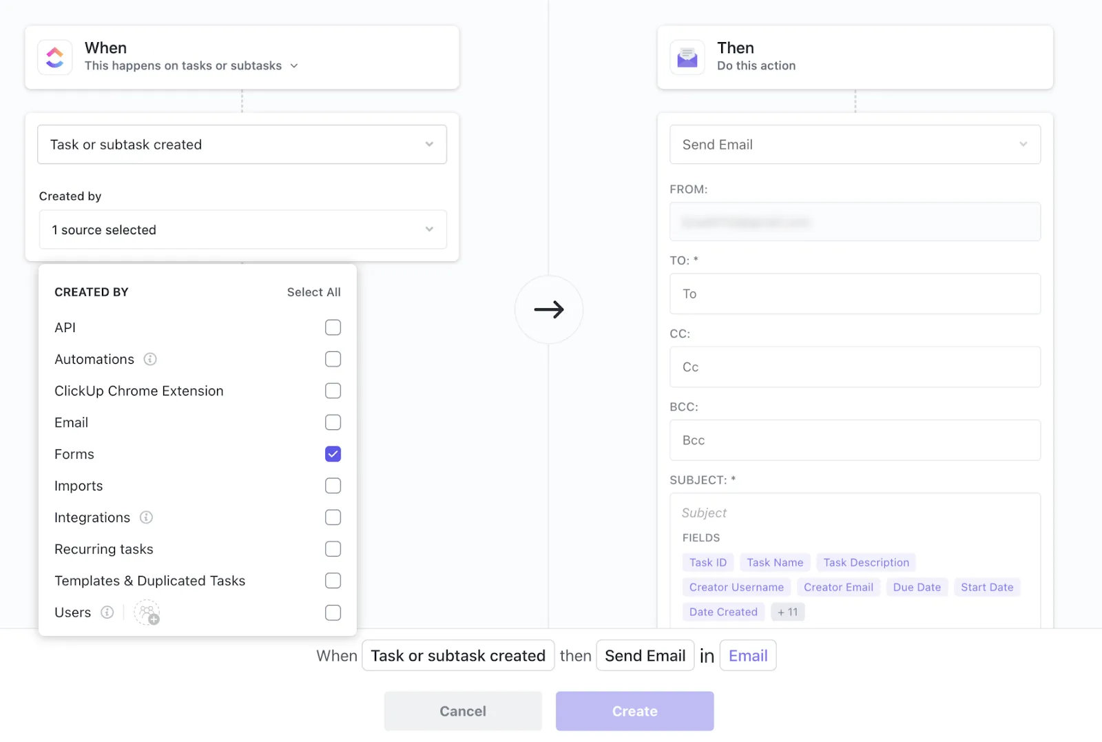 Automatizaciones de ClickUp