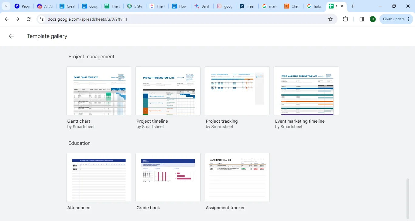 Chọn mẫu CRM