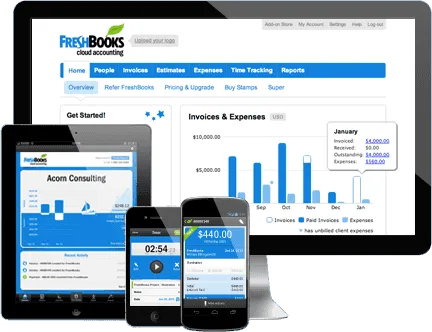 Freshbooks-Dashboard