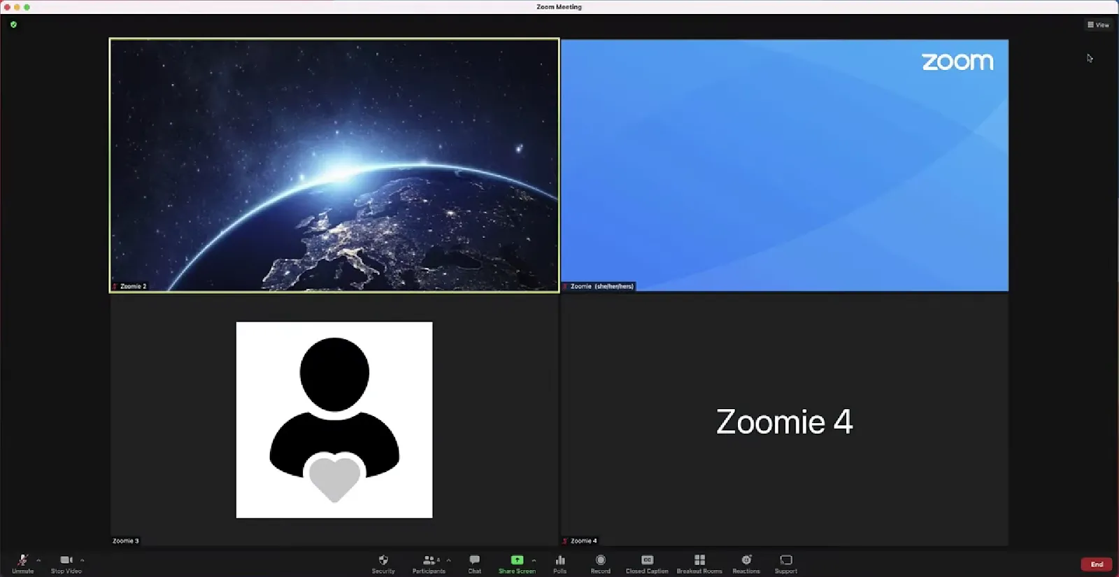 Trình ghi âm cuộc họp
: Zoom