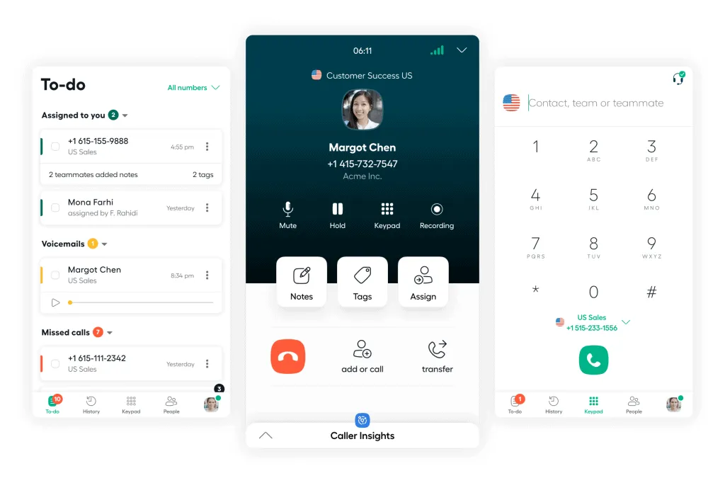 Aircall: slack alternatives