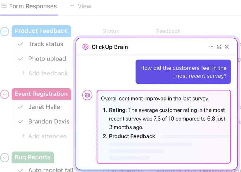 ClickUp Brain: AI-agenter för dataanalys