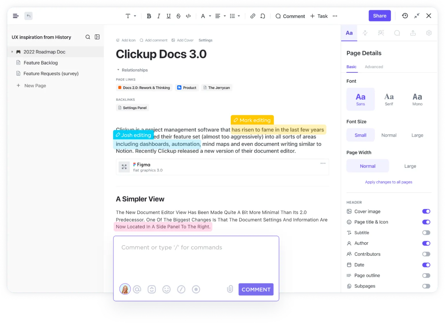 ClickUp Docs: Notion vs Asana