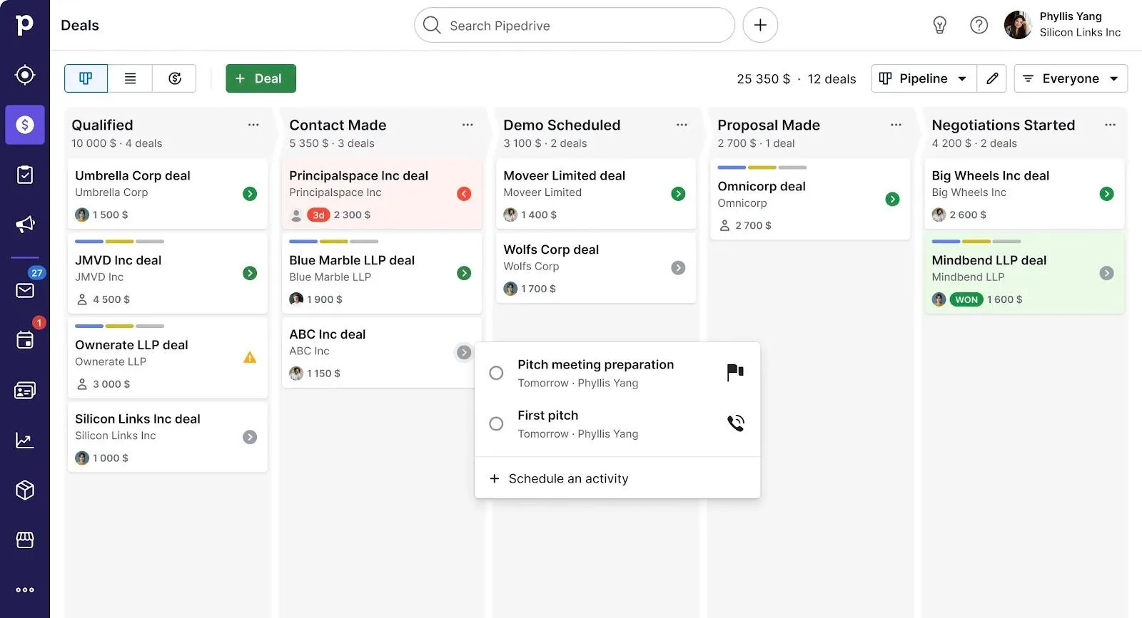 Pipedrive: alternativa ao Folk CRM