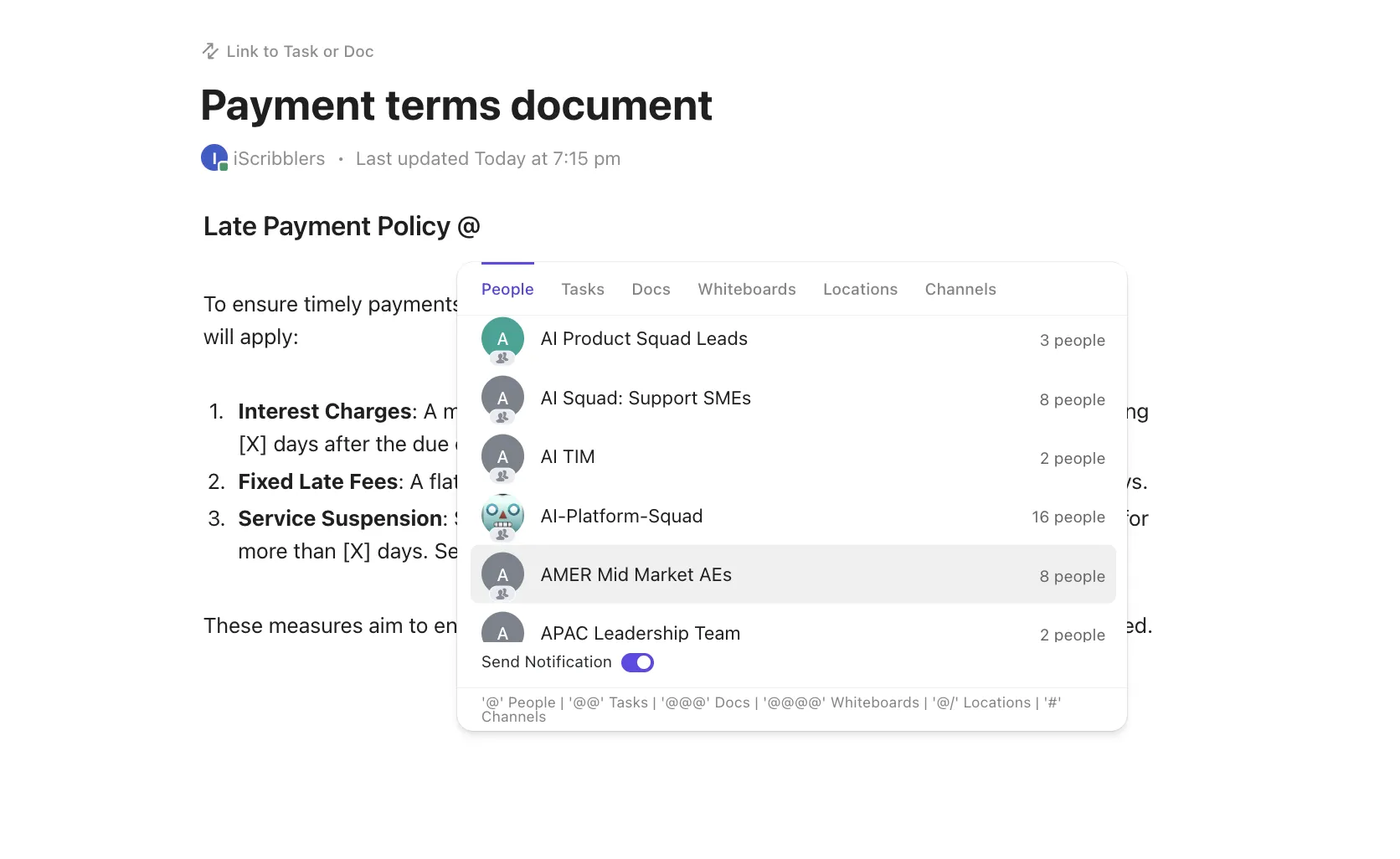 ClickUp Documenti: Come fatturare un cliente
