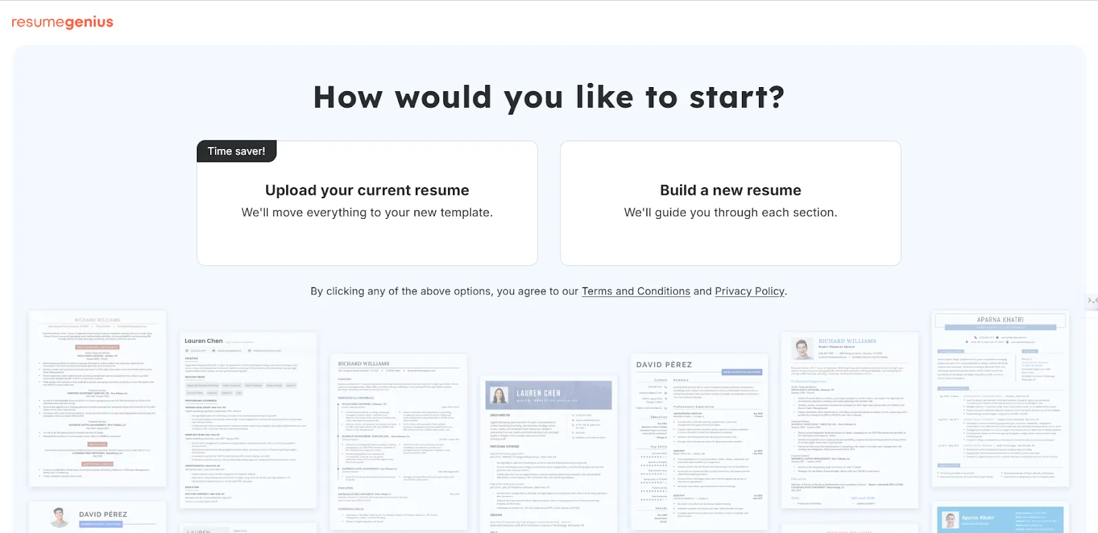 ResumeGenius ai ผู้สร้างเรซูเม่