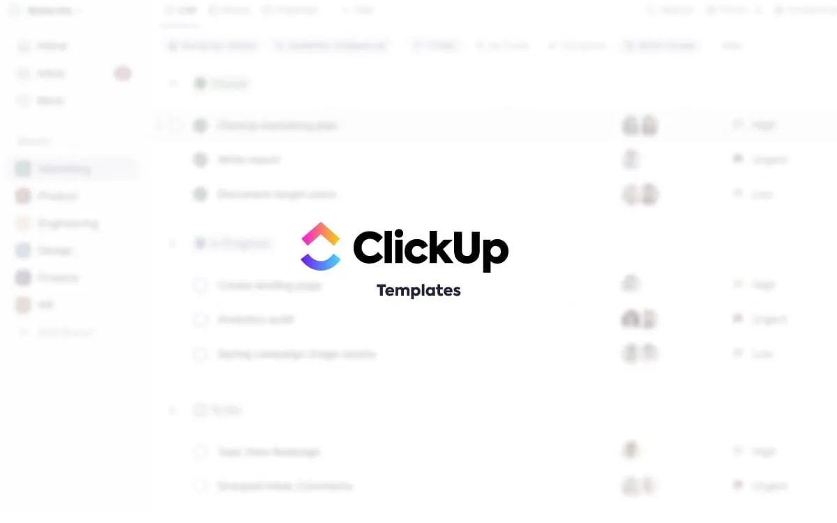 ClickUp vállalati OKR-ek és célok sablon